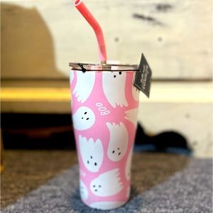 Halloween Pink Ghost Tumbler 🩷👻